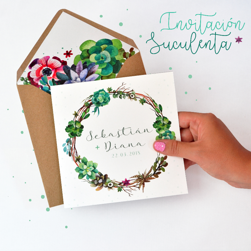 INVITACION-SUCULENTA Invitacion Suculenta